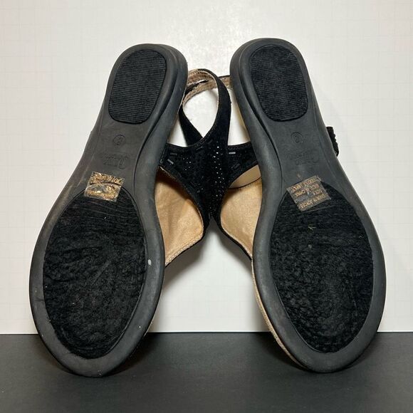 Womens MIA Amore Joycee Black Embellished Sandals / Size 8 - Picture 7 of 8